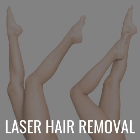Smooth legs of two women after Laser Hair Removal at Calista Skin & Laser Center.