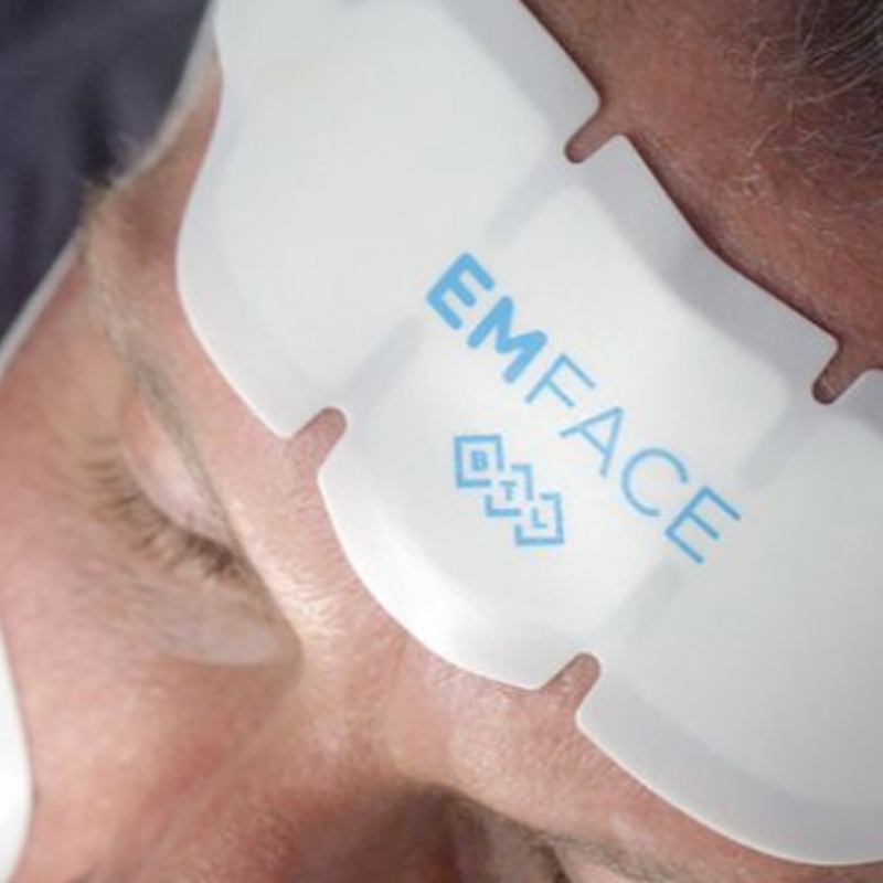 man getting emface treatment